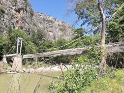 Η Περιφέρεια θα αποκαταστήσει την γέφυρα στην Αγία Παρασκευή στα Τέμπη